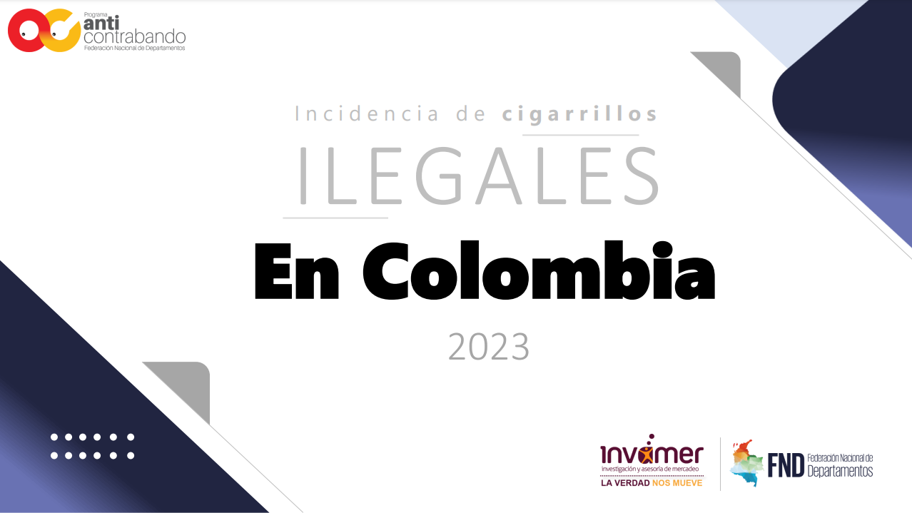 Incidencia de cigarrillos ILEGALES En Colombia 2023